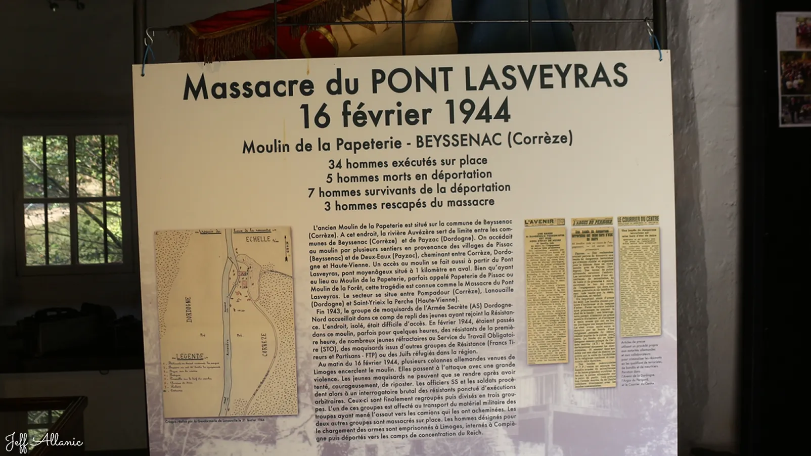 Corrèze découverte - Photo N° 4 - Le chemin du souvenir du Moulin de la Papeterie - 19230 - Beyssenac -  - 
