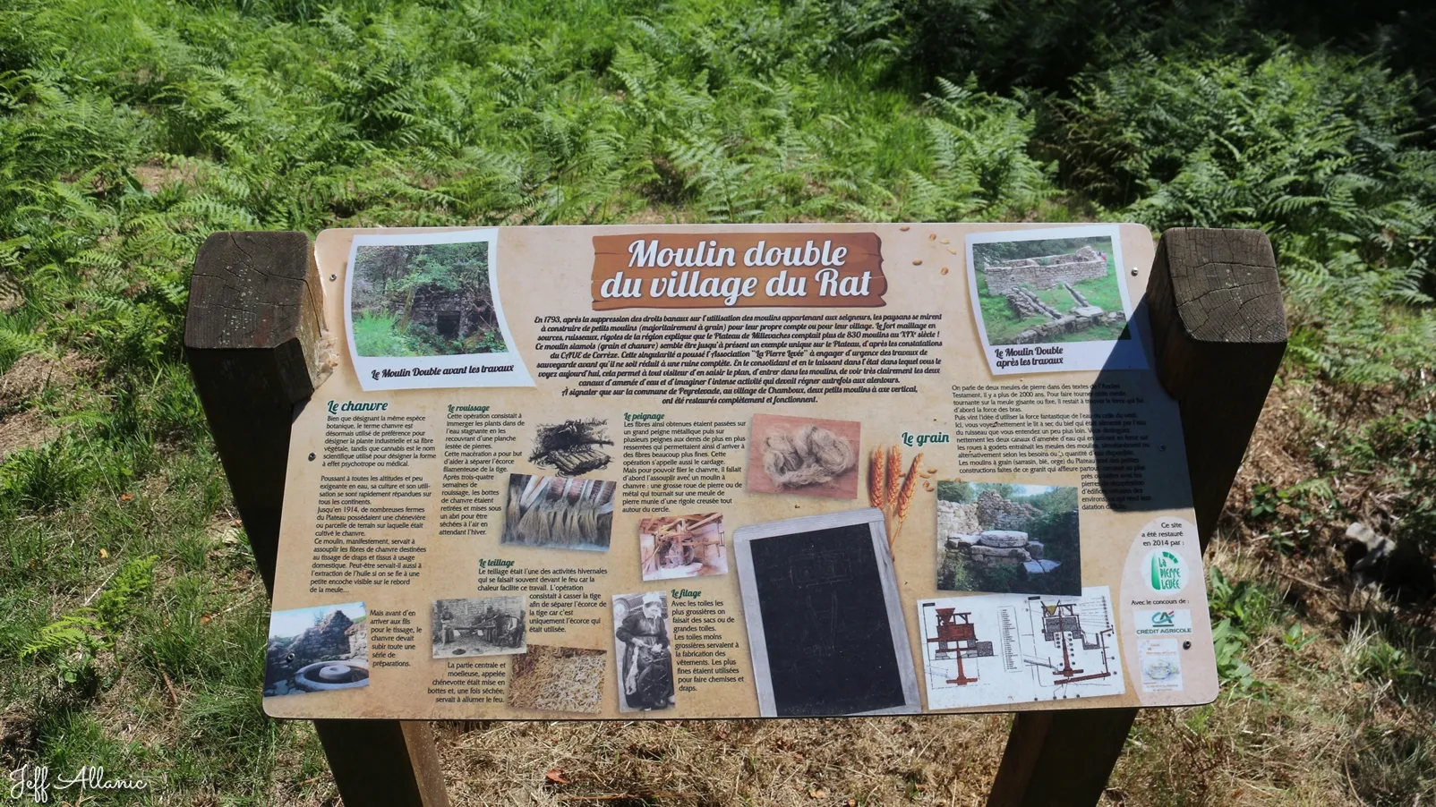 Corrèze découverte - Photo N° 2 - L'ancien petit moulin du Rat - 19290 - Peyrelevade -  - 