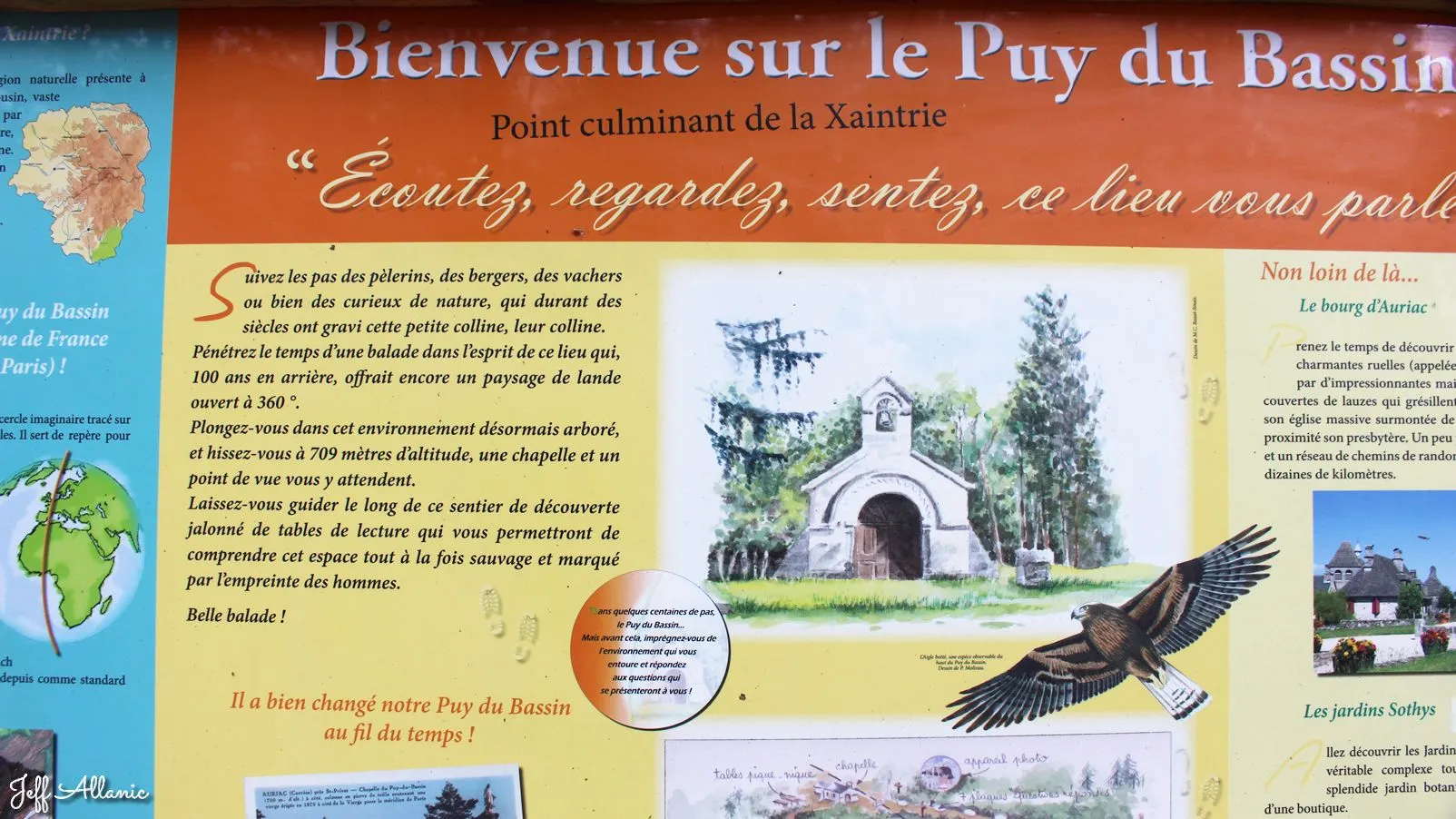 Corrèze découverte - Photo N° 3 - La petite chapelle du Puy du Bassin - 19220 - Auriac - Petit patrimoine - Promenande facile  <small><i>et/ou</i></small>  De - d'un kilomètre