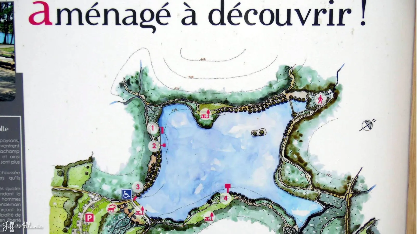 Corrèze découverte - Photo N° 2 - Étang de Lachamp - 19330 - Saint-Germain-les-Vergnes - Rivières & Plans d'eau - Promenande facile  <small><i>et/ou</i></small>  De - d'un kilomètre